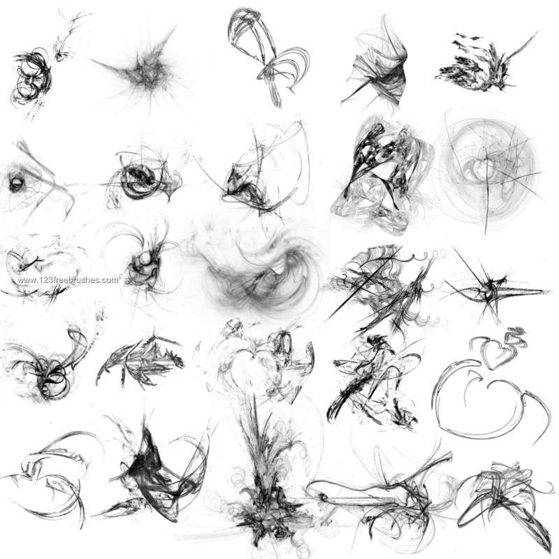 abstract and fractal brushes free download