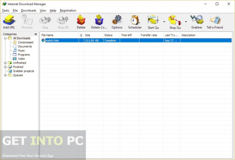 Internet Download Manager - Getintopc