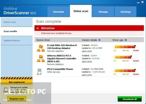 Uniblue Driver Scanner Getintopc