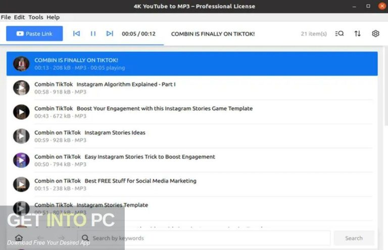 4K YouTube to MP3 2026 Getintopc